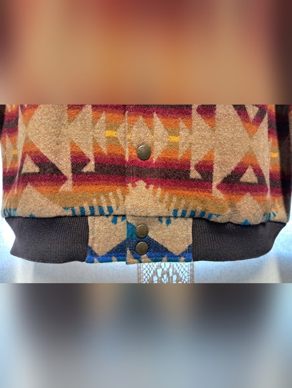 Pendleton Gorge Snap-Front Wool Jacket Size M - Picture 7 of 13